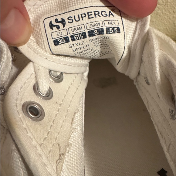 Superga Pride Rainbow & White Platform Sneakers - Picture 5 of 10